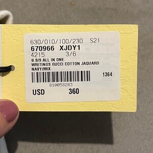 Gucci Monster baby outfit